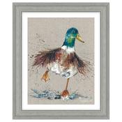 <strong>ARTKO</strong> Splish Splash 28cm x 34cm Picture By Nicola Jane Rowles Grey Frame