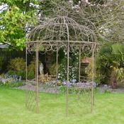 <strong></strong> Metal Outdoor Gazebo Brown image