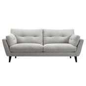<strong></strong> Paulina 3 Seater Sofa Fabric 20 Whitecap Gray image