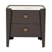 <strong></strong> Rio 2 Drawer Bedside Locker Ebony image