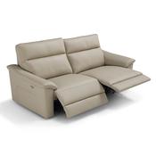 <strong>EGOITALIANO</strong> Odette 2.5 Seater Electric Reclining Sofa With 2 Recliners Leather Category B image