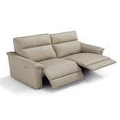 <strong>EGOITALIANO</strong> Odette 3 Seater Electric Reclining Sofa With 2 Recliners Leather Category B image