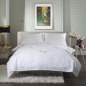 <strong>THE LYNDON COMPANY</strong> Cherry Blossom Duvet Cover Set Teal (Multiple Sizes) image