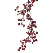 <strong></strong> Garland With Foam Berries Red 4.3ft/130cm image