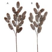 <strong></strong> Natural Pinecone Spray 62cm (Choice Of 2)