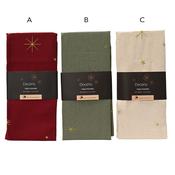 <strong></strong> Table Runner With Gold Embroidery 140cm (Choice Of 3) image