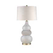 <strong>MINDY BROWNES</strong> Oisin Table Lamp Off White Base With Off White Shade image