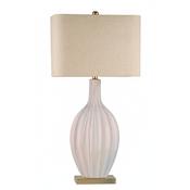 <strong>MINDY BROWNES</strong> Rian Table Lamp Cream Base With Cream Linen Shade image