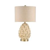<strong>MINDY BROWNES</strong> Sara Table Lamp Cream Base With Cream Linen Shade image