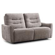 <strong></strong> Camden 2.5 Seater Sofa Electric Reclining Fabric Stone image