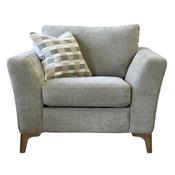 <strong></strong> Hanna Armchair With 1 Electric Footrest Fabric Standard image