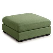<strong></strong> Gabriella Large Footstool Fabric Tea Green image