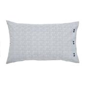 <strong>BEDECK OF BELFAST</strong> Sutton Pillowcase Pair Denim Blue image