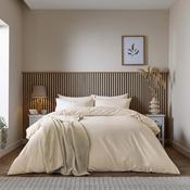 <strong>HELENA SPRINGFIELD</strong> Calico &amp; Chalk Twill Stripe Duvet Cover Set (Multiple Sizes &amp; Colours) image