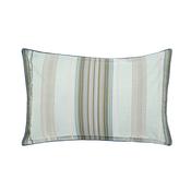 <strong>BEDECK OF BELFAST</strong> Oscar Standard Pillowcase Pair Teal &amp; Olive image