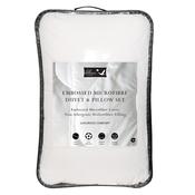<strong>THE SOFT BEDDING COMPANY</strong> Embossed Microfibre 13.5 Tog Duvet &amp; Pillow Set (Multiple Sizes) image