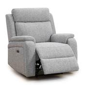 <strong></strong> Formello Electric Reclining Armchair Fabric Silver image