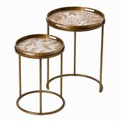 <strong>MINDY BROWNES</strong> Zelda Nest Of Tables (2) Gold image