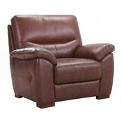 <strong></strong> Novara Armchair Leather Category 13(S) Winchester Brown image