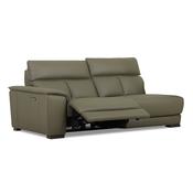 <strong></strong> Tuscany Modular Electric Reclining 3 Seater Sofa Arm LHF With USB Leather Category 20 BX &amp; NW image
