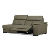 <strong></strong> Tuscany Modular Electric Reclining 3 Seater Sofa Arm RHF With USB Leather Category 20 BX &amp; NW image