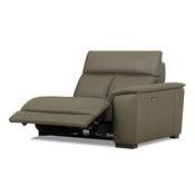 <strong></strong> Tuscany Modular Electric Reclining 1.5 Seater Sofa Arm RHF With USB Leather Category 20 BX &amp; NW image