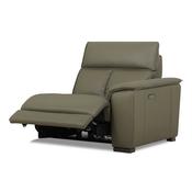 <strong></strong> Tuscany Modular Electric Reclining 1.25 Seater Sofa Arm RHF With USB Leather Category 20 BX &amp; NW image