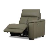 <strong></strong> Tuscany Modular Electric Reclining 1 Seater Arm RHF With USB Leather Category 20 BX &amp; NW image