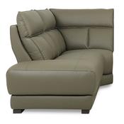 <strong></strong> Tuscany Modular Square Corner + Terminal Chaise LHF Leather Category 20 BX &amp; NW image