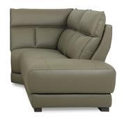 <strong></strong> Tuscany Modular Square Corner + Terminal Chaise RHF Leather Category 20 BX &amp; NW image