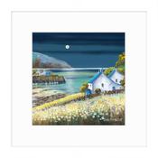 <strong>ARTKO</strong> Harbour Light 33.5cm x 33.5cm Picture By John McKinstry White Frame