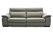 <strong></strong> Vincenzo 3.5 Seater Electric Reclining Sofa With USB Charging Port Leather Category 20 image