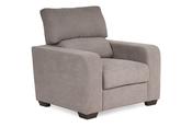 Sherbert Grey Linen Fabric Armchair image