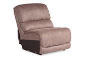 Paramount Brown Fabric Armless Unit