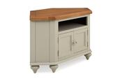 Discovery Grey Oak 2 Doors Corner TV Stand image
