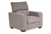 Sherbert Grey Linen Fabric Armchair image