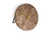 Travertine Table Clock Large