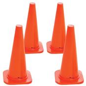 Precision 18" Traffic Training Cones | Orange | Set Of 4 image