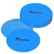 Precision Round Flat Training Markers | Blue | 10 Pack