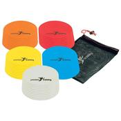 Precision Round Flat Markers - White