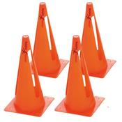 Precision 15" Collapsible Traffic Training Cones | Orange | Set Of 4 image