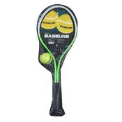Baseline Junior 2 Player Tennis Rackets Set - Black image