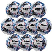 Mitre Calcio Training Ball Size 5 Pack Of 10 - White image