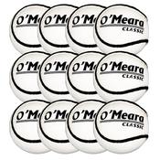 O'meara Sliotars Classic Sliotar | Size 4 | Pack Of 12 - White