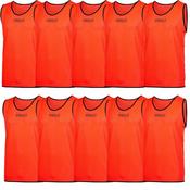 O'neills Mesh Training Bibs | Orange | Senior (Adults) |10 Pack image