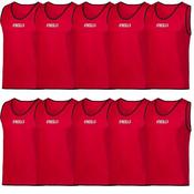 O'neills Mesh Training Bibs | Red | Senior (Adults) |10 Pack image