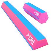 Kidznastics Gymnastics (Anti-Slip) Foldable Foam Balance Beam - Pink