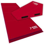 Kidznastics Gymnastics Mini Incline Wedge And Mat Set - Red