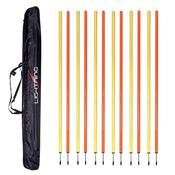 Training Boundary Poles | Set Of 12 With Bag | - Multi