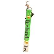 Keystrap Tricolour Keyring - Green